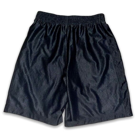 Nike Vintage Money II Y2K Dazzle Shiny Shorts Black Medium - Picture 6 of 6
